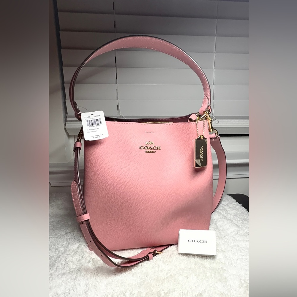 NWT Coach Town Bucket Bag/ Crossbody in Bubblegum Pink
